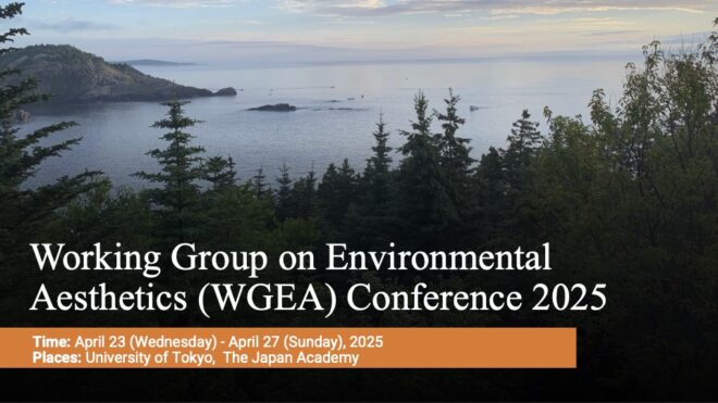 Working Group on Environmental Aesthetics (WGEA) Conference 2025